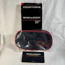 Vintage Benson Hedges Bag Pouch Philip Morris 1989 Tobacco Travel Tobacciana NEW