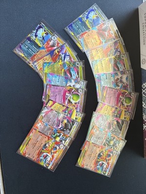 Pokemon Mega Evolutions Full Set of Half Art Mega Ex