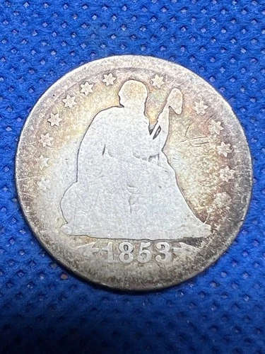 1853 SEATED LIBERTY QUARTER #103