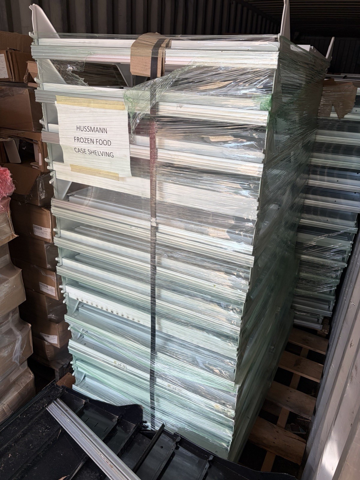 Lot of 25 Hussmann RL RM Freezer Case Shelves 30" x 22" Grocery Display