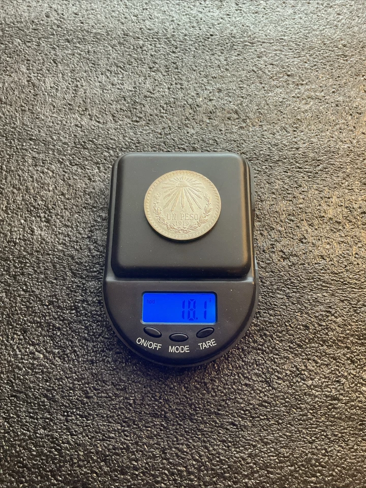 Mexico 1 Peso KM# 454 1919 Mo ⚜️*️⃣🪙 1325 Collector’s Choice ~ RARE - Image 3 of 4