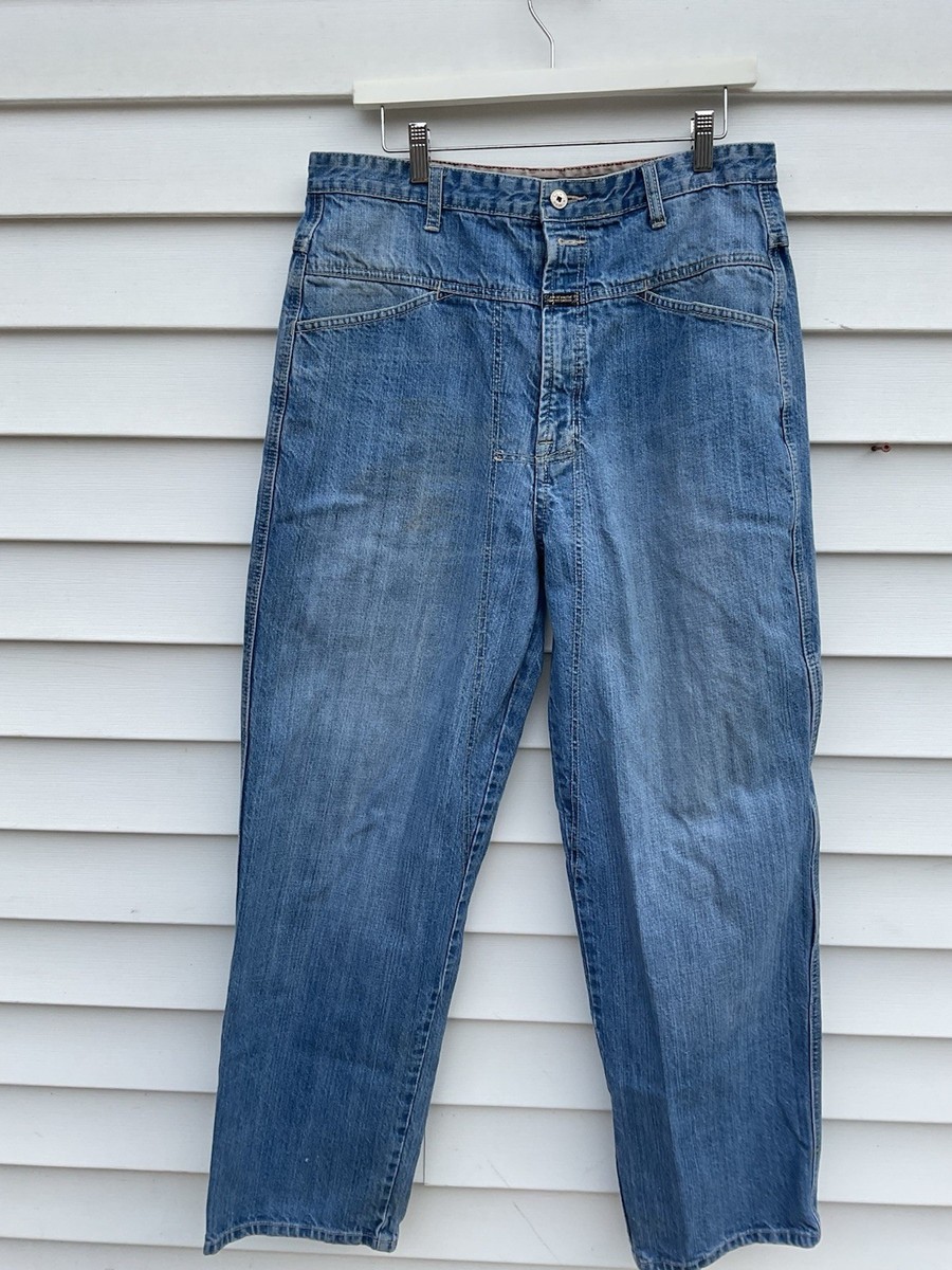 Vintage Marithe Francois Girbaud Jeans Mens 34M Wide Leg Y2K 90s