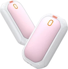 2 Pack Hand Warmers Rechargeable, 2025 New Portable Magnetic Electric with 12hrs