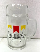 Michelob Beer Vintage 80's Mug Stein 6.5" Anheuser Busch Classic Label