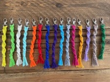 15 Boho Spiral Keychains