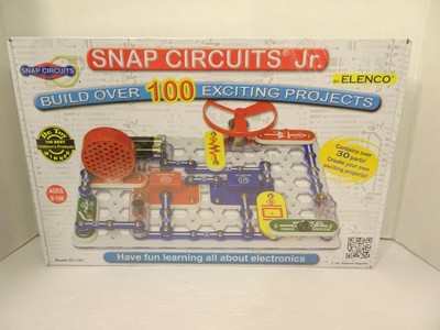 100 Projects Snap Circuits Jr Kit Sc Electronics Elenco Exploration Discovery 