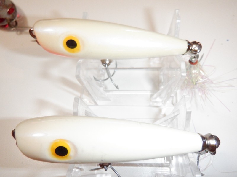 Luhr Jensen P J Pop Topwater Popper (Creme) 2 total