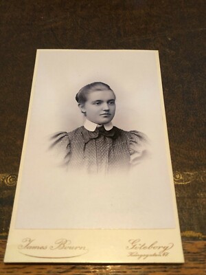 victorian photograph .pretty lady - nice dress . goteborg - sweden