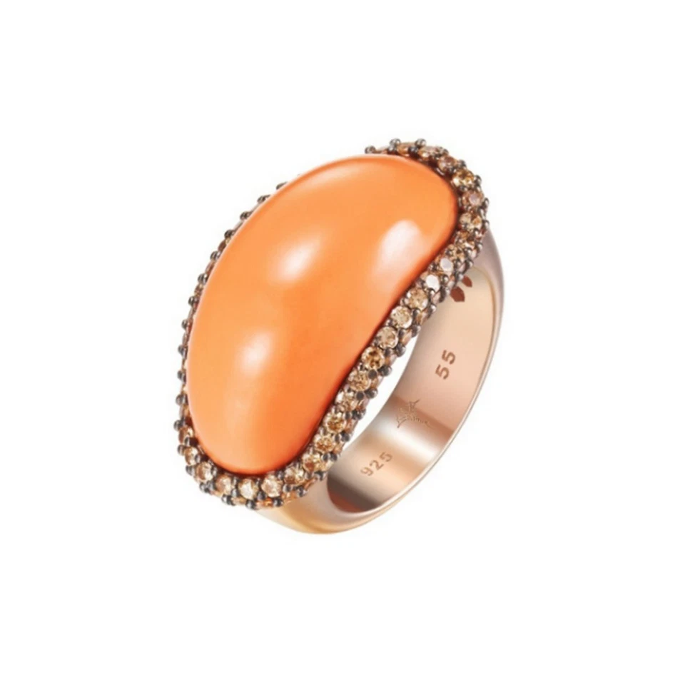 Joop Damen Ring Silber Rosé Zirkonia CORAL JPRG90706C - Bild 1 von 1