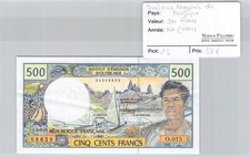 Franz&ouml;sische Territorien Im Pazifik - 500 Francs - Tahiti - ND(1992) - N&deg;68839