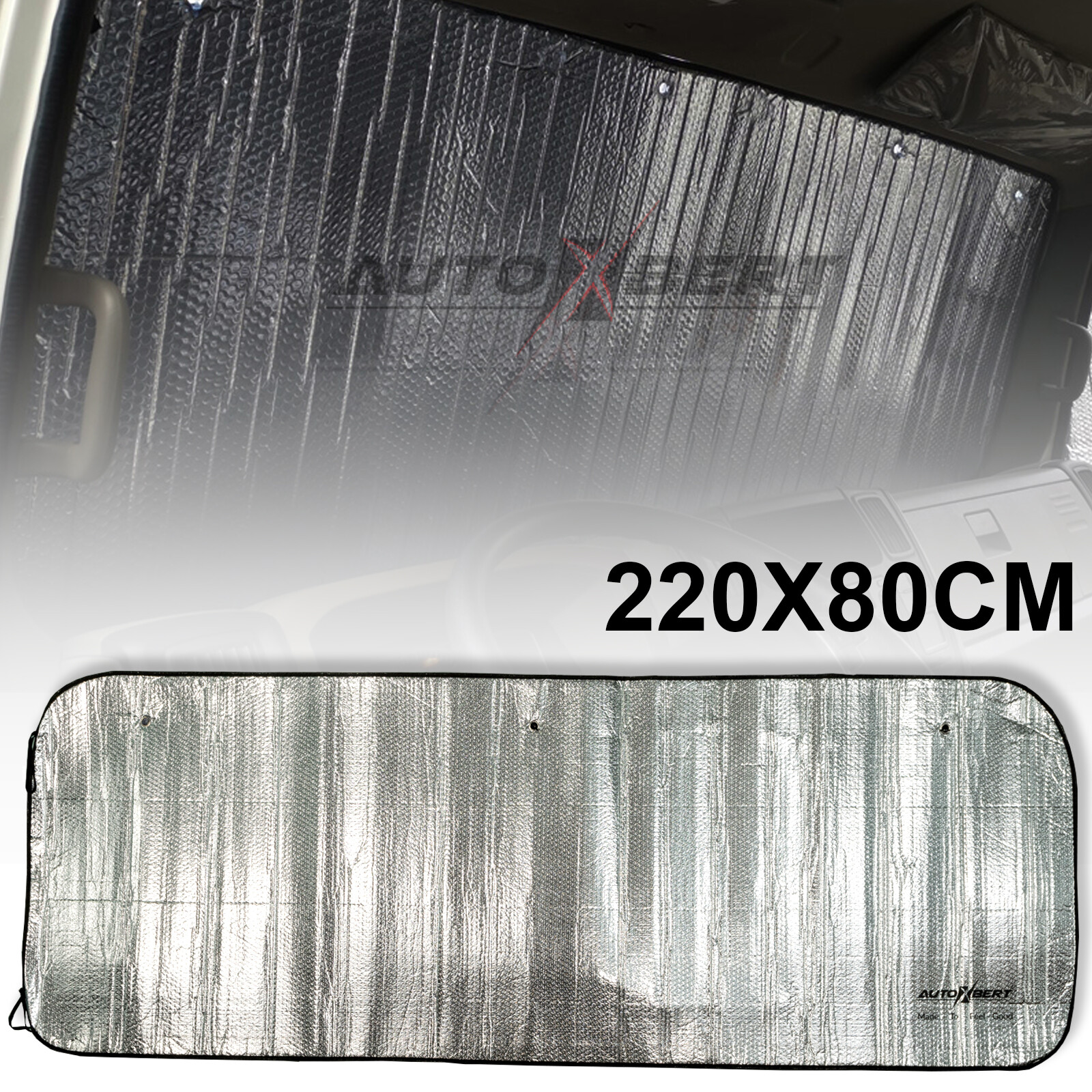 Sun Shade Windshield Cover for Trucks RVs Buses Big Rigs