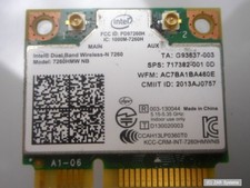 Replacement Part: HP 7260HMW WiFi Card 802.11 a/b/g/n 2x2 Adapter, 717382-001, BULK