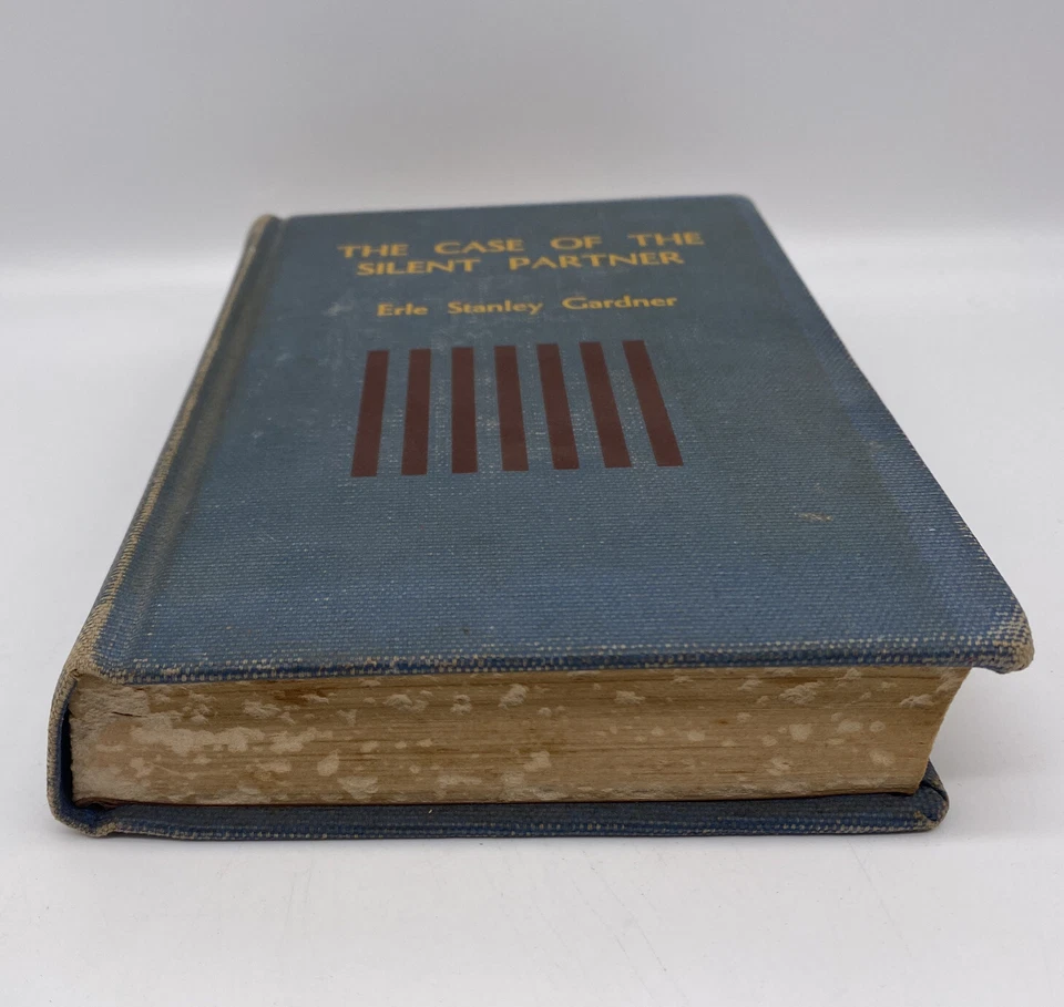 1940 The Case Of The Silent Partner Antique Hardcover By Erle Gardner Foto 4 de 4
