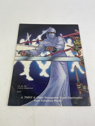 Teenage Mutant Ninja Turtles Adventures Wujcik Palladium Books PB Cat. 504 1986 - Picture 2 of 11