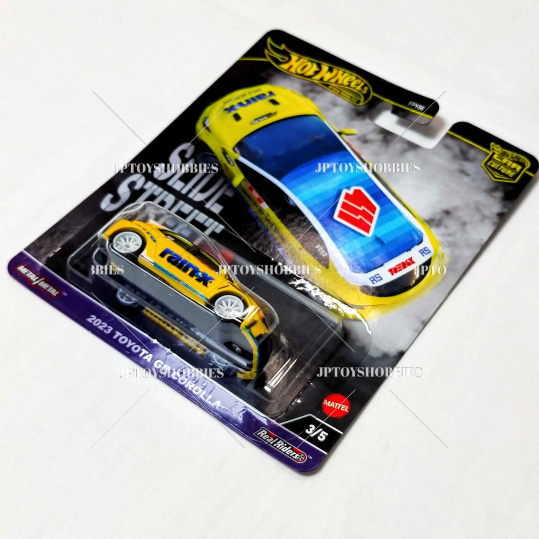 Hot Wheels Car Culture Slide Street 2023 Toyota GR Corolla Set 1