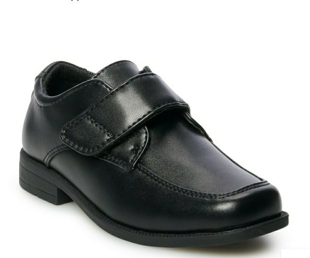 toddlers black dress shoes