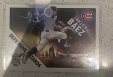 2020 Topps Big League Defensive Wizards #DW1 Javier Baez Chicago Cubs