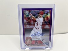 2023 Topps Chrome LIVAN SOTO RC Purple Refractor Auto /250