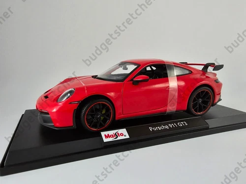 MAISTO 1:18 Diecast Model Car - Porsche 911 GT3 in Red
