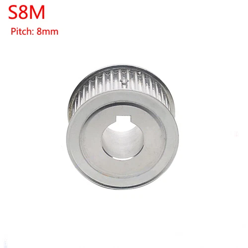 S8M 10T-40T Timing Belt Pulley Pitch 8mm AF-type With Keyway Pulleys Width 42mm
