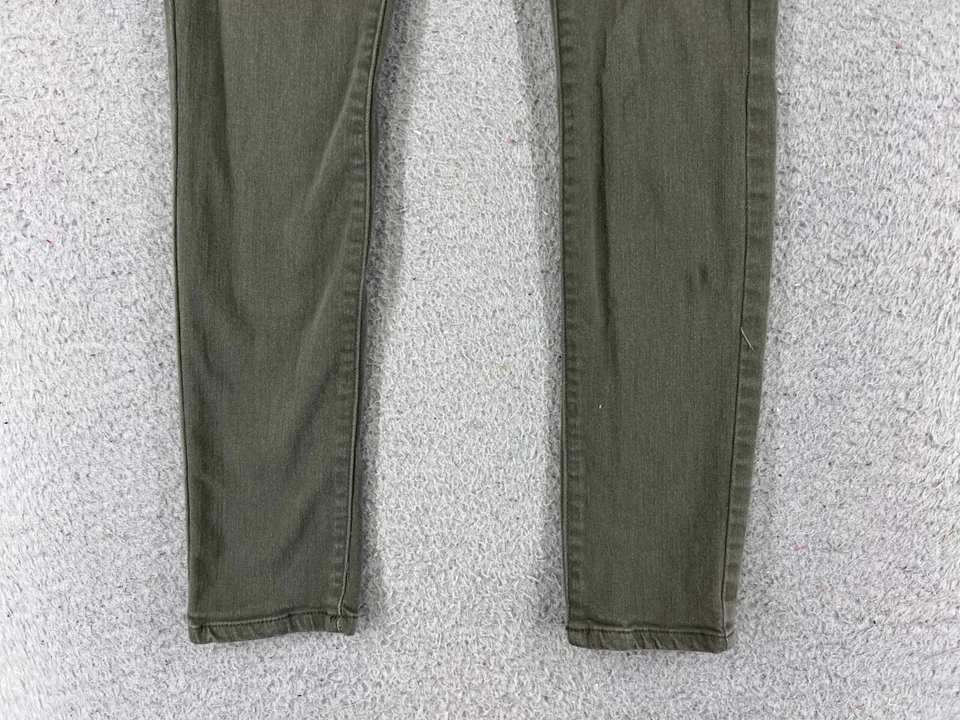 Pantalones de mezclilla RSQ para mujer 3 verdes Miami Jegging mezcla de algodón tiro bajo 23x27 Foto 2 de 4