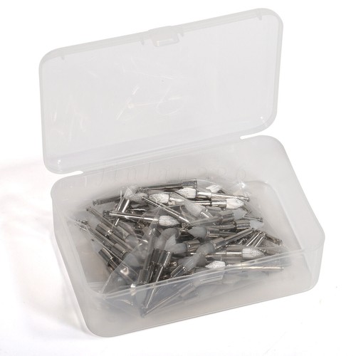 Dental Nylon Latch Polishing Polisher Prophy Brush point/flat/bowl Teeth Brush - Picture 15 of 16