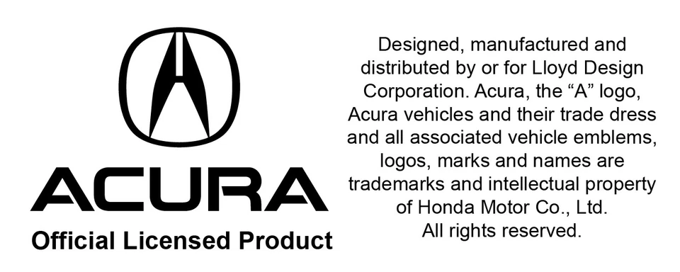 Alfombrillas Lloyd's Acura SLX Custom Fit 3 piezas con logo frentes para 1996-1999 Foto 2 de 2