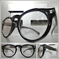Classy Elegant Vintage Retro Style READING EYE GLASSES READERS Round Black Frame