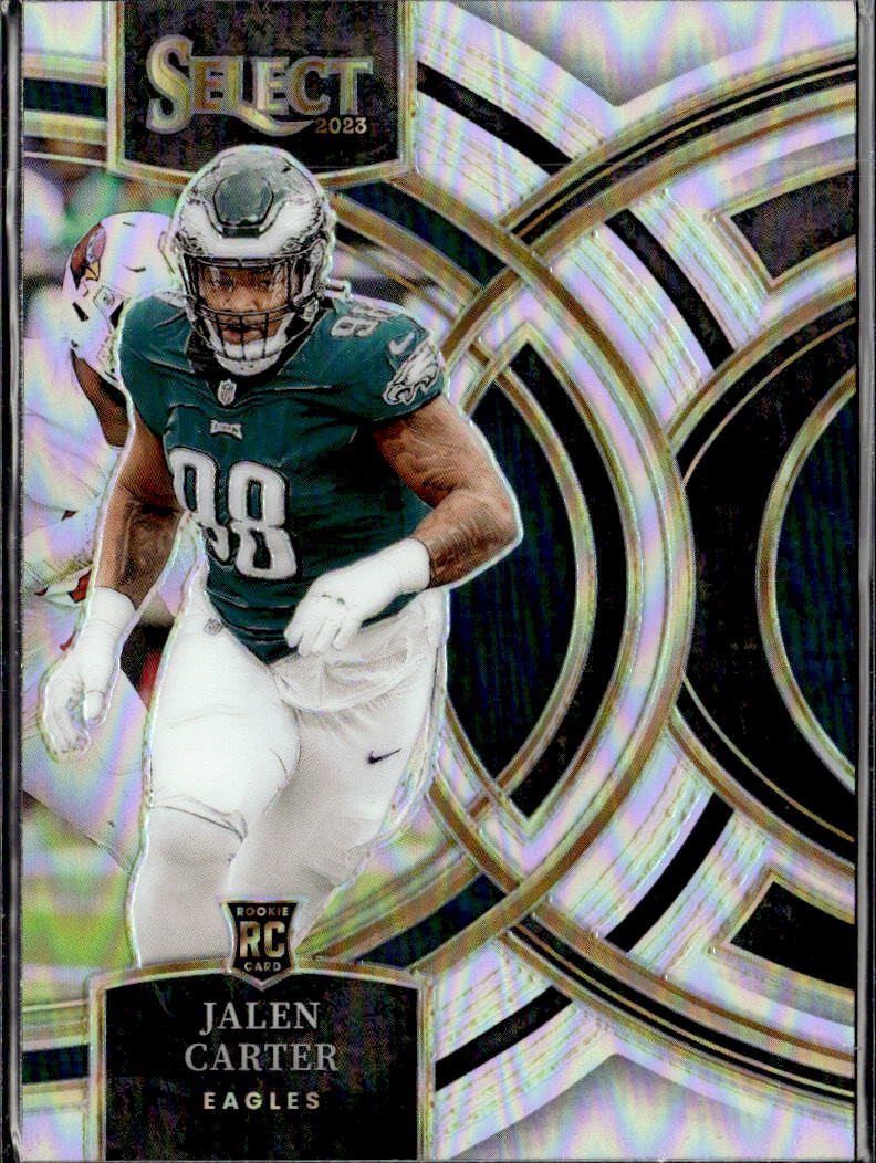 2023 Panini Select  Silver Prizm  Jalen Carter Philadelphia Eagles #171