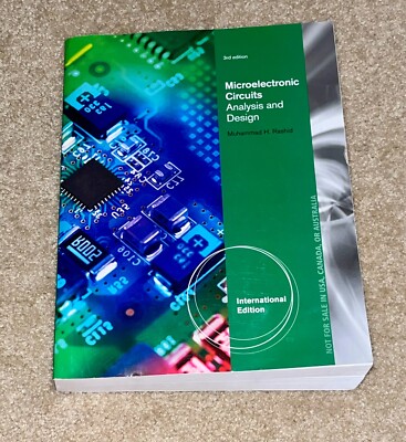 Microelectronic Circuits: Analysis and Design, International Edition