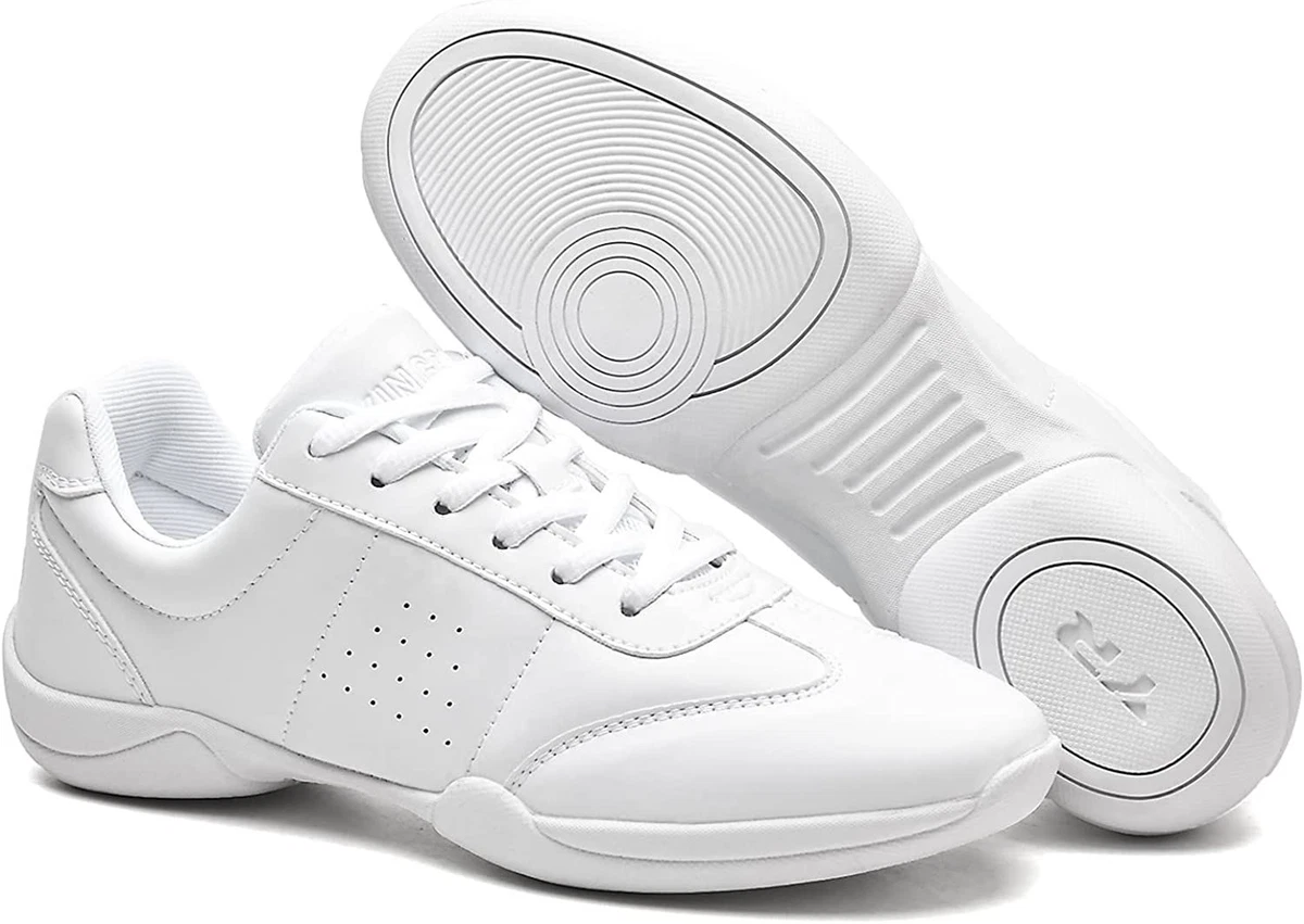 ZVC Cheer Shoes Girls White Cheerleading for Women Sneakers