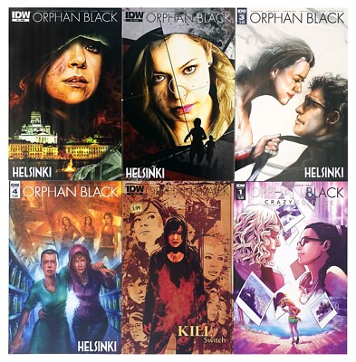 Orphan Black Helsinki Complete Comic Set #1-5 + Crazy Science IDW 2015 NM
