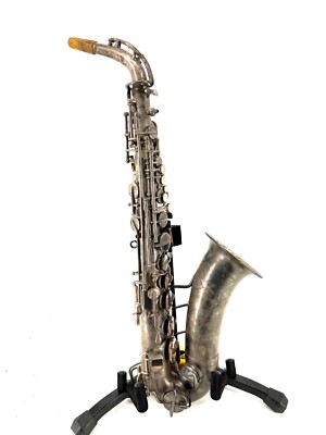 Used 1930s Vintage Unbranded Alto Saxophone