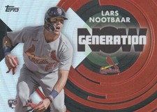 LARS NOOTBAAR /299 TOPPS UPDATE ROOKIE GENERATION NOW BLACK RC #GN-84 2022 22