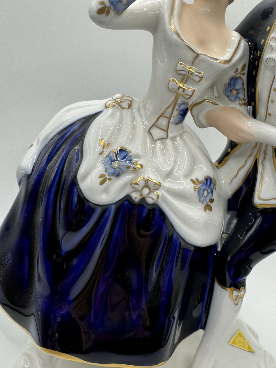 Vintage Royal Dux Bohemia Porcelain Dancing Figurine Czech
