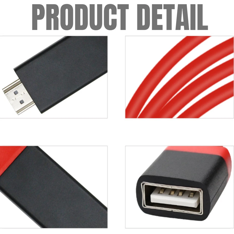 MHL USB to HDM Cable Phone to TV HDTV AV Adapter Universal Android Type C iPhone - Image 2 of 4