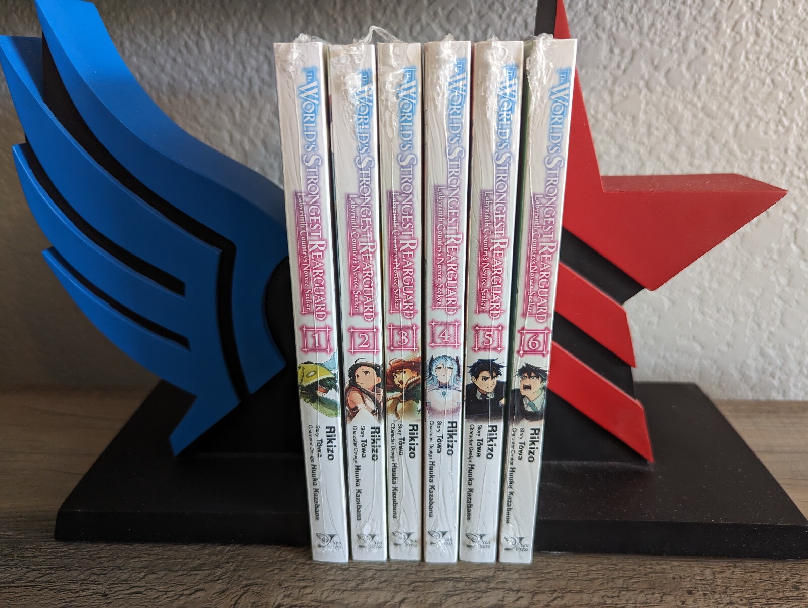 The World's Strongest Rearguard Vol 1-6 English Manga Set - New Rikizou Towa