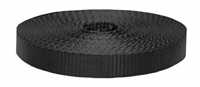 #ad Black 2quot; 1.5 3 4quot; 1quot; quot; Nylon Webbing Medium Weight Nylon Strap Black $16.95