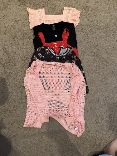 Girls Clothes 12 Pack Kids 11-12 Pre-Owned Blouses T-Shirts Jean Hoodie Cardigan - Picture 2 of 3