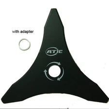 10" Inch x 3 Teeth Steel Brush Cutter, Trimmer, Weed Eater Blade