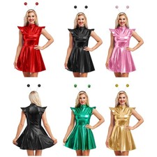 Women's Outfit Dance Cosplay Themed Party Space Alien Costume Performance Dress