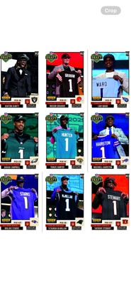 2025 PANINI INSTANT NFL DRAFT NIGHT ROOKIE RC Football card 1-40 you pick