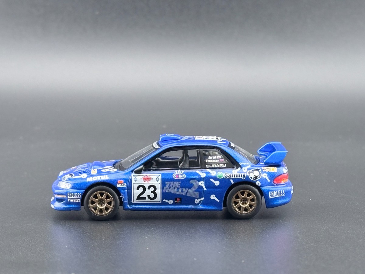 Mini GT Subaru Impreza WRC99 #23 2000 Acropolis Rally #1078 1/64