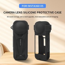 Silicone Cover For Insta360 X5 Camera Lens Protective Case Guard Accessories Set