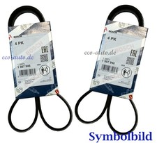 2 x BOSCH Keilrippenriemen 4PK820+4PK785 für HONDA CIVIC VI ACCORD VI 