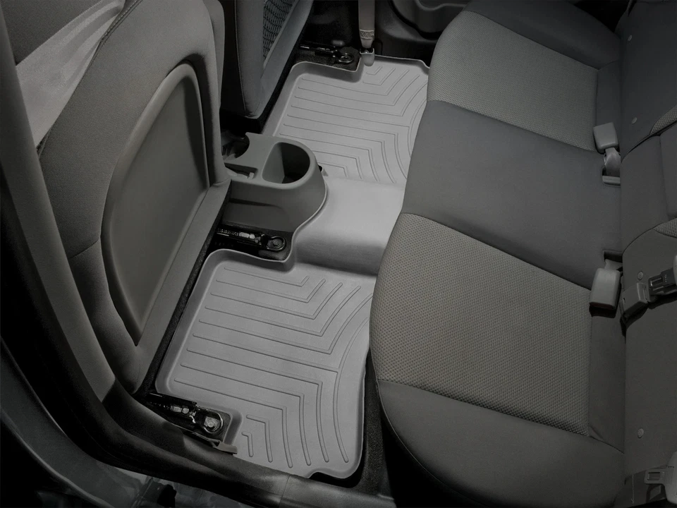WeatherTech FloorLiner for 2006-2009 Hyundai Accent - 2nd Row, Grey - Image 2 of 4