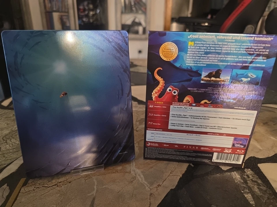 Findet Nemo 3D Steelbook + Findet Dorie 3D Pappschuber - Toller Zustand - Bild 2 von 4