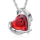 Ashes Keepsake Memorial Jewelry Gift Heart Urn Pendant Necklace for Cremation