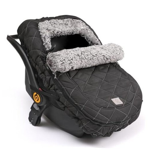 Car Seat Cover Baby: Winter Infant Carseat Canopy for Boy Girl Newborn Zipper