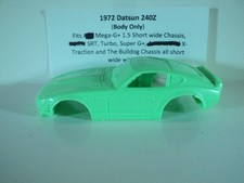 HO scale Slot Car Custom Resin body only 1972 Datsun 240Z in Neon Green